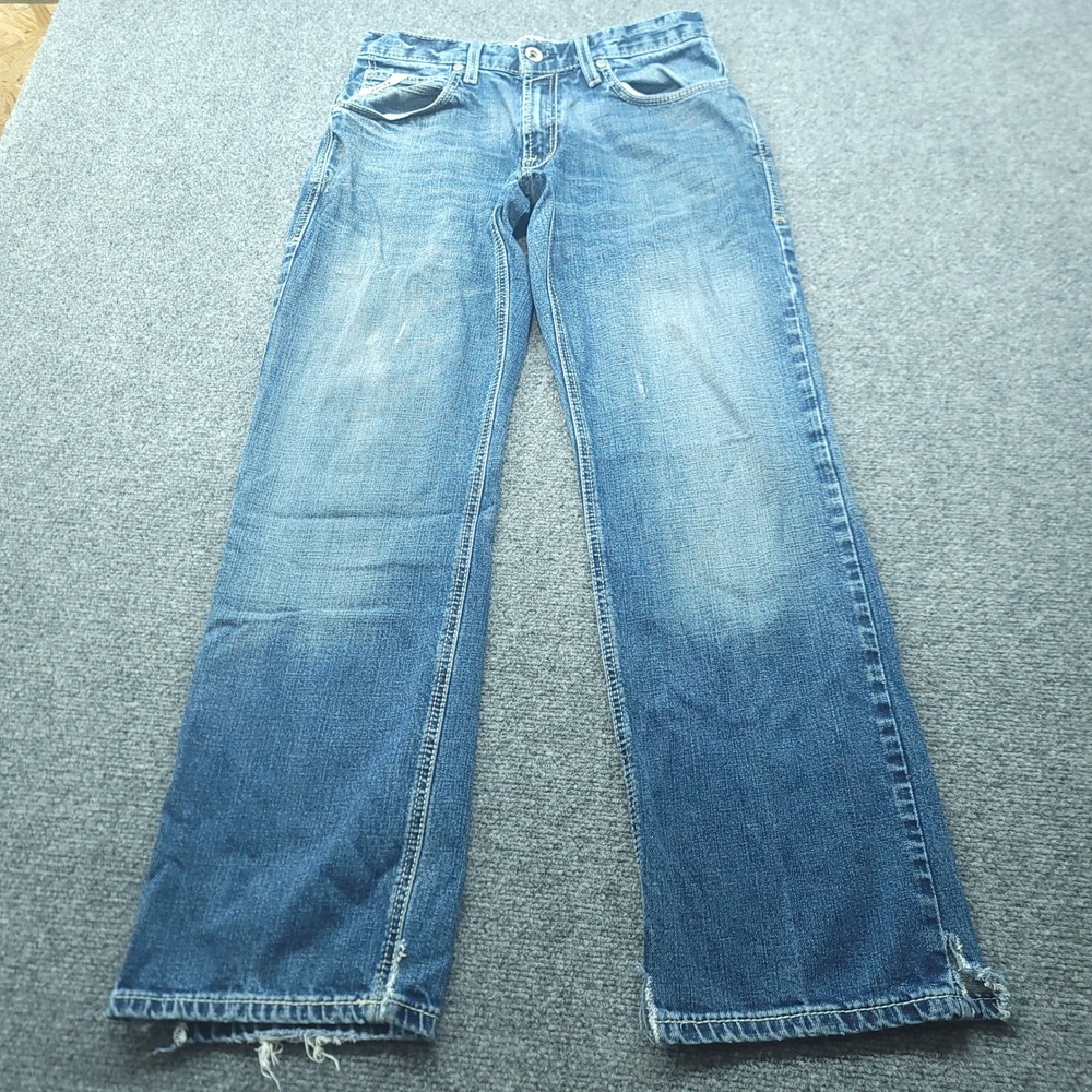 Ariat Denim Trouser Jeans Bluebell Wash Wide Leg Mid Rise 31S AW6401B
